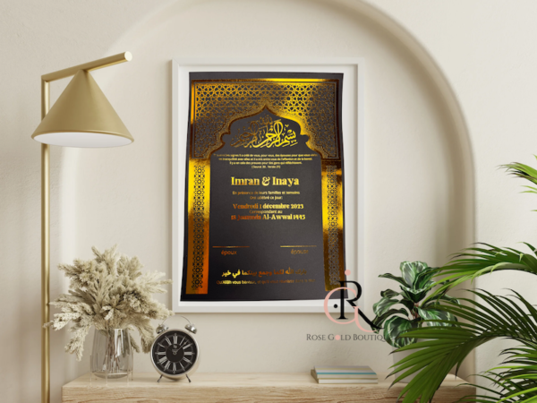 Certificat de mariage religieux Nikah – Image 2