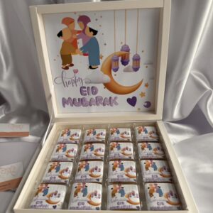 Coffret 32 chocolats personnalisés