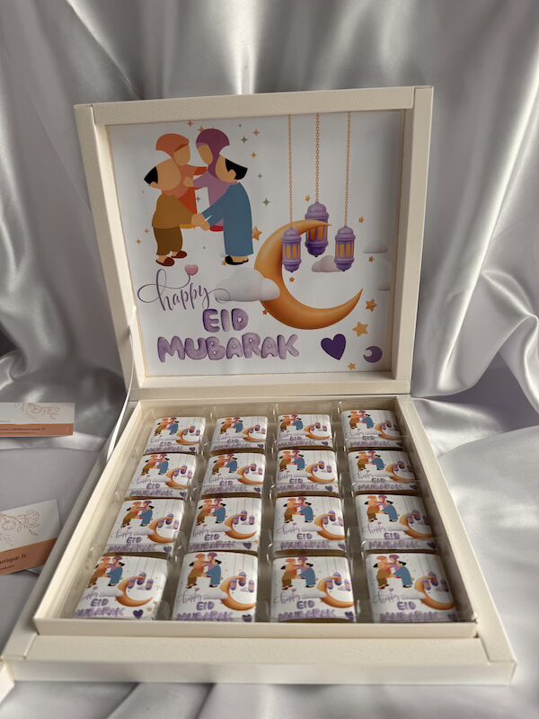 Coffret 32 chocolats personnalisés 1 Coffret 32 chocolats personnalisés